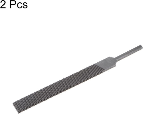 2pcs Pneumatic Flat Files Set 5mm x 100mm Hardened Bearing Steel Coarse Cut Teeth Hand Tools for Metal Wood Sharpening...