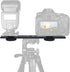 8"/20cm Dual Speedlite Camera Mount Tripod Bracket Flash Extension Bar, LED Video Light, DSLR Flash Light...