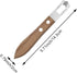 2 PACK Cocktail Channel Knife with Walnut Wood Handl Fruit and Vegetable Carving Tool for Decorating Cocktails, Desserts, and Salads Stainless Ste...