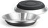 Whisker Fatigue Cat Bowl, SUS304 Stainless Steel Cat Bowls Non-Slip Silicone Bottom for Food and Water for Medium and Large Pets -Set of 2...