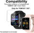 Compatible with OYV TGW101 1.83”, Soft Smart Watch Screen Protector, TPU, 6-pack, Full Coverage, Bubble Self-healing...