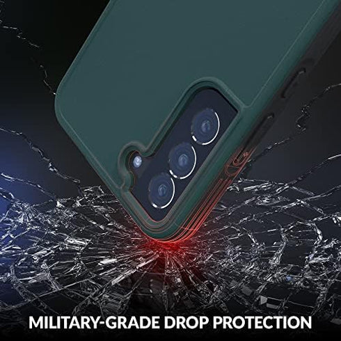 Crave Slim Guard for Galaxy S22+ Case, Shockproof Case for Samsung Galaxy S22+, S22 Plus (6.6 inch) - Forest Green...