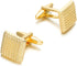 Gold Metal Textured Cuff Links Luxury French Tuxedo Shirt Cufflinks...