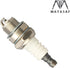 MAYASAF Spark Plugs 5574 Automotive Replacement Ignition Plug Seat type Flat, Thread Diameter 14 mm(0.551")/Reach 9.5mm(0.374") 2 Pack...