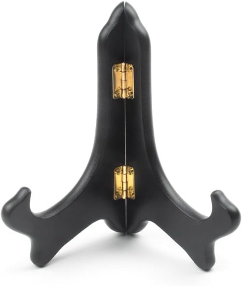 Fox Run Black Plate Stand, 6-Inch, Wood...