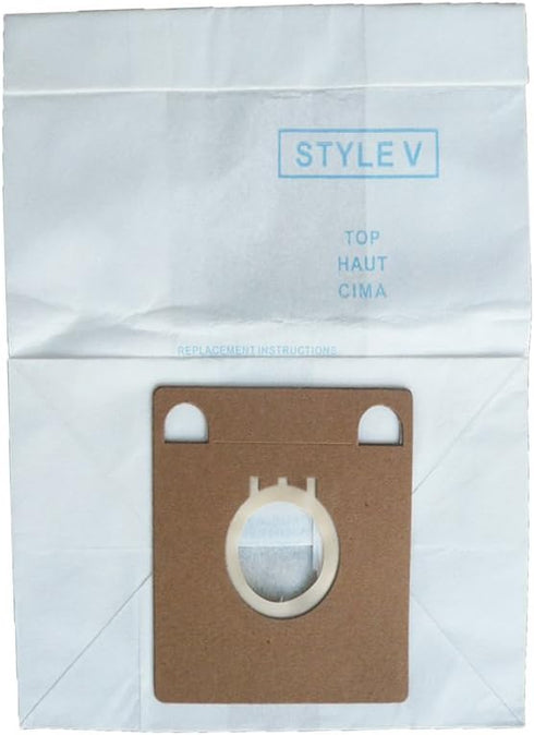 EnviroCare Replacement Vacuum Cleaner Dust Bags Designed to Fit Eureka Style V Vacuum Bags, Power Team, Powerline, Canisters, World Vac, Home Clea...