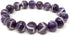 chengmu 12mm Banded Amethyst Stretch Bracelet Natural Round Beads Semi Gemstone for Crystal Elastic Beaded Bracelet 8"...