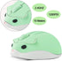 Wireless Mouse Cute Hamster Shape Less Noice Portable Mobile Optical 1200DPI Mice Ergonomic Design Cordless Mouse with USB Receiver for PC/Laptop/...