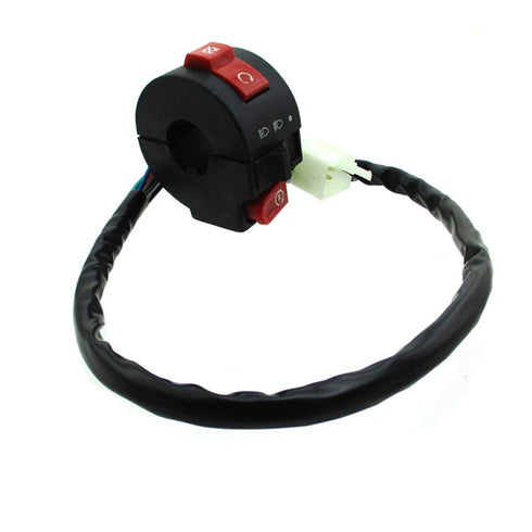 TC-Motor 7-pin Male Kill Starter Light Switch Assembly Without The Choke Lever Fits 7/8" Handlebar for Sunl Roketa Coolster 50cc 70cc 110cc 125cc ...