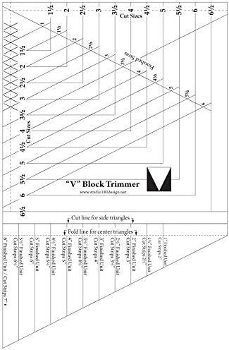 Studio 180 Design, Deb Tucker's V Block - Quilting Tool...