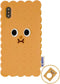 UnnFiko 3D Cute Cookie Case Compatible with iPhone 11, Creative Cool Fun Soft Gel Rubber Silicone Protection Case Cover with Ring Holder (Cracker,...