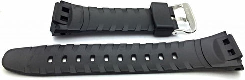 NewLife 17mm Rubber Polyurethane (PU) Material Black Bracelet Watchband | Comfortable, Tough, Durable Replacement Watchstrap that brings to Any Wa...