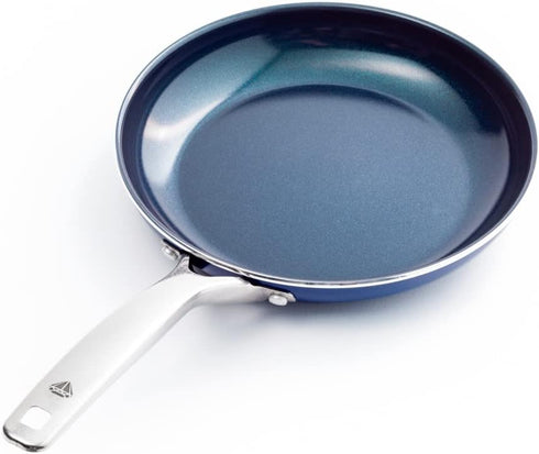 Blue Diamond 10" Nonstick Frying Pan Skillet, Diamond Infused PFAS & PTFE-Free Ceramic Pot, Dishwasher & Oven Safe, Stay Cool Handle, Durable Non ...
