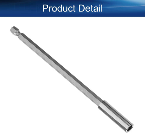 Auniwaig 2PCS 150mm Bit Holder Extension,1/4 inch Hex Shank Quick Release Screwdriver Drill Bit Holder Extension Set for Screws, Nuts, Drills, Han...