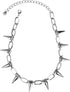 2-3Pcs Gothic Rivet Spike Paperclip Link Chain Choker Necklace Set Punk Rock Hip Hop Adjustable Streetwear Collar Necklace for Women Men Unisex Vi...