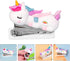 Stapler, Cute Animal Silicone Stapler Desktop Stitcher Art Figurine Statue Sculpture Handy Stapler for Home Office for Kids...