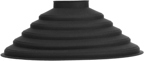 Collapsible Rubber Lens Hood, Lens Sun Hood Collapsible, Black Silicone Folding Lens Hood for Camera Lens, Camera Lens Anti Reflection Lens Hood f...