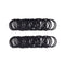 Baby Girls Hair Ties No-metal Hair Elastics Ponytail Holders Hair Bands (2 mm x 2.5 cm,Black)...
