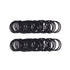 Baby Girls Hair Ties No-metal Hair Elastics Ponytail Holders Hair Bands (2 mm x 2.5 cm,Black)...
