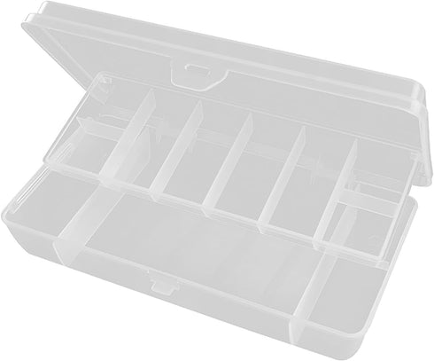 Fishing Tackle Box Organizer, Portable Fishing Tackle Storage, 11 Compartments Double-layer Lure Bait Case Fishing Lure Bait Organizer Container T...