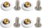 Shower Door Rollers Runners Wheels Replacement Part Bathroom Glass Door Runner Sliding Shower Door Roller Wheel 19mm x 5mm 4 Sets...