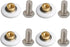 Shower Door Rollers Runners Wheels Replacement Part Bathroom Glass Door Runner Sliding Shower Door Roller Wheel 19mm x 5mm 4 Sets...