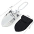 1PC Portable Stainless Steel Folding Shovels Small Foldable Garden Trowel Shovel Garden Tools for Hiking Outdoor Gardening and Potting Tools, Silv...
