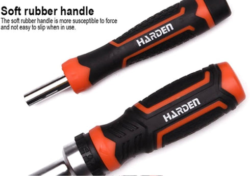 Edward Tools 31 Piece Ratchet Screwdriver Set - Easy Ratchet Screwdriver Pro Strong Magnetic Bit Tips includes Phillips, Slotted, Hex, Torx - 5-10...