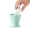 Boekee Baby Bottle Holder and Easy Hands Free Silicone Breast Pump Holder for One Handed Bottle Prep - Robins Egg, 1-Pack...