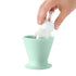 Boekee Baby Bottle Holder and Easy Hands Free Silicone Breast Pump Holder for One Handed Bottle Prep - Robins Egg, 1-Pack...