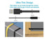 2Pack 10FT Power Extension Cable for Wyze Cam V3/V4/OG/V3 Pro, Blink,Blink Mini Pan,Kasa,Arlo Essential,Eufy,SimpliSafe (Not for Wyze Pan v3),Micr...