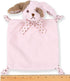 Bearington Baby Wee Wiggles, 8 x 7 Inch Small Pink Puppy Stuffed Animal, Baby Security Blankets for Girls, Dog Lovey...