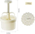 180g 5pcs Cookie Stamps Thickness Adjustable Moon Cake Mold Set, Cookie Press DIY Decoration Hand Press Cutter Cake Dessert Mold...