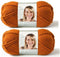 Bulk Buy: Vanna's Choice Lion Brand Yarn (2-Pack) (Rust)...
