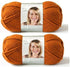 Bulk Buy: Vanna's Choice Lion Brand Yarn (2-Pack) (Rust)...