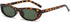 Trendy Oval Sunglasses for Women Men Fashion Narrow Tiny Glasses Retro 90s Skinny Sun Glasses Black Tortoise Shell...
