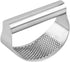 Garlic Press Rocker Stainless Steel, Fruit Crusher with Comfortable Handle Porous Surface, Easy Use & Clean, Vegetable Squeezer Kitchen Tool...