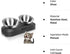 Stainless Steel Cat Food Bowl, 15-Angle, Ergonomic Design Reduces Vomiting...