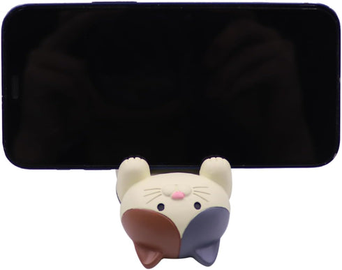 Unique Cute Cell Phone Stand Car Holder Cool Fun 3D Cartoon Cat Rabbit Animal Design Mobile Phone Tablet Bracket for Desk Compatible with All Smar...