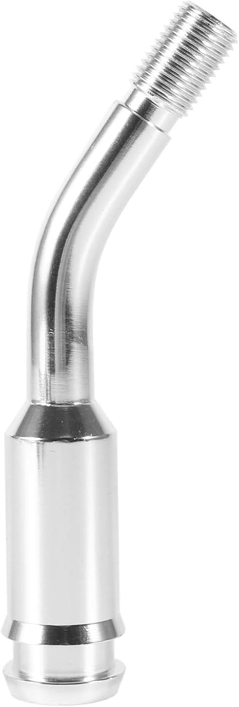 Gear Stick Extender, 5inch Shift Knob Gear Shifter Stick Lever Bend Extension Shift Knob Extender for T4 Silver...