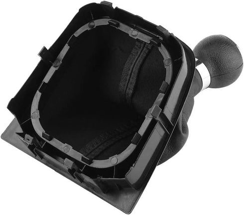 Vbestlife. Automotive Manual Gear Shifting Knob ,Knob Gaiter 5 Speed Car Gear Shift Knob Gearstick Gaiter Boot Kit for 6 Mk5 Mk6 Jetta 20052014 20...