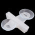 Plastic Aquarium Fish Tank Breeding Separator Glass Suction Cup Divider Sheet Holder Clip 8Pcs Clear...