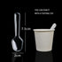 500 Pcs Disposable Clear Plastic Mini Spoon Best for Jelly Pudding Yogurt Ice Cream Desert Cake Appetizer Party...