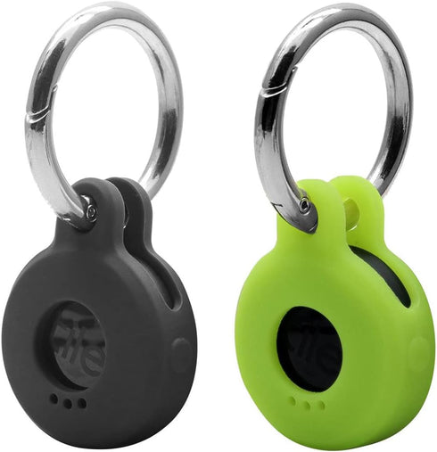 Case for Tile Sticker (2022) 2-Pack. Small Bluetooth Tracker Cover, Protective Holder for Remote Finder and Item Locator, Pets Dog Cat Collar Acce...
