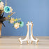Artliving 2 Pack 5inch White Gold Thicken Acrylic Easels Display Stand Plate Stand Holder display Pictures Frame,Decorative Plates, and Artworks...