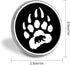 Bear Paw Brooch Pins for Men Women Fashion Round Badge Collar Pin Dress Jacket Bag Decor...