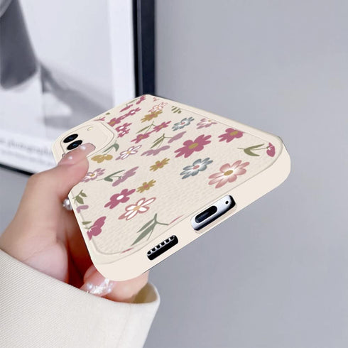 Designed for Samsung Galaxy A14 5G Case with Cute Flowers Floral Pattern for Women Girls Soft PU Leather Protective Case for Galaxy A14 5G-Pink...