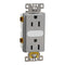 Square D by Schneider Electric Square D X Series Duplex Decorator Tamper Resistant Electrical Outlet with LED Night Light for 125 Volts, 15 Amp, M...