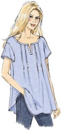 Butterick Patterns B6024ZZ0 Misses' Top Sewing Template, Size ZZ (LRG-XLG-XXL)...