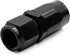X AUTOHAUX 4pcs Black Aluminum Alloy 6AN Straight Swivel Car Fuel Oil Hose End Fitting...